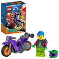 LEGO City Stuntz Wheelie Stunt Bike Set with 60296 – Retired & Sealed