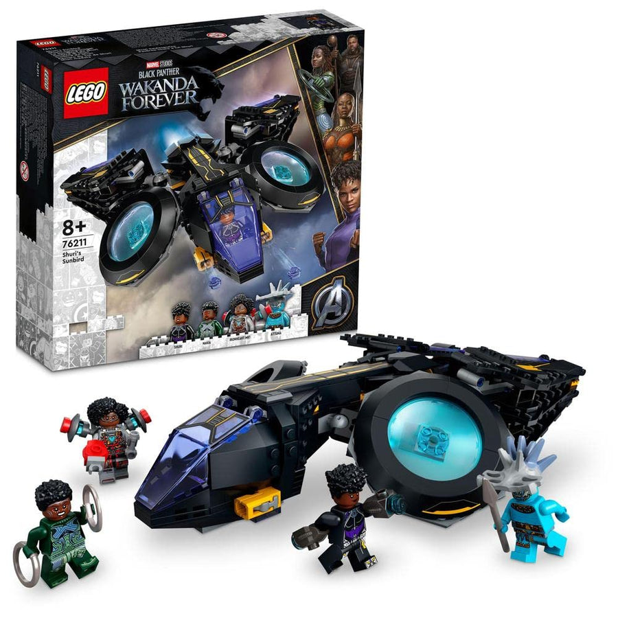 LEGO Marvel Shuri's Sunbird, Black Panther Aircraft 76211 – Retired & Sealed