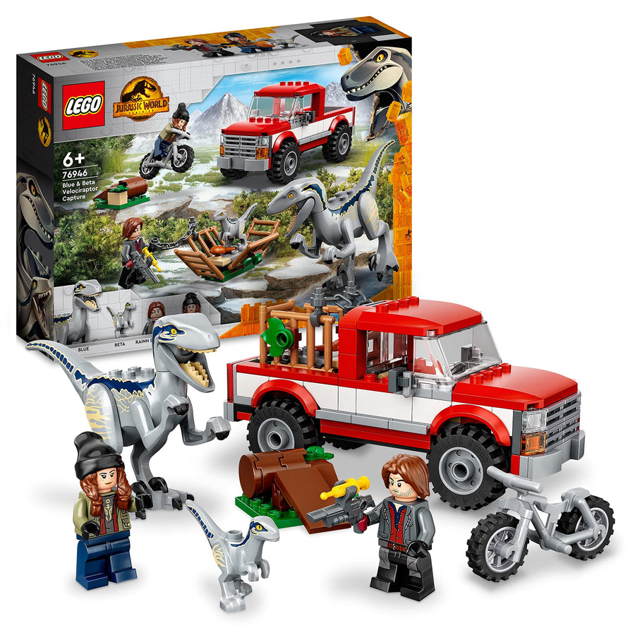 LEGO Jurassic World Blue and Beta Velociraptor Capture 76946 – Retired & Sealed