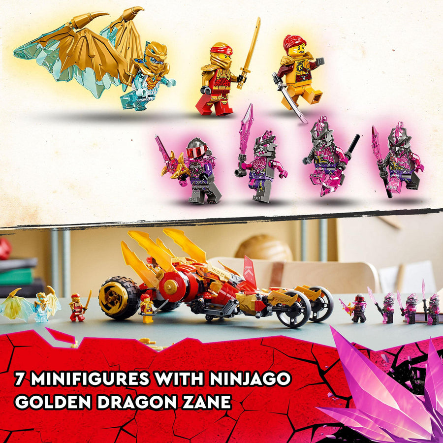 LEGO NINJAGO Kai’s Golden Dragon Raider 71773 – Retired & Sealed
