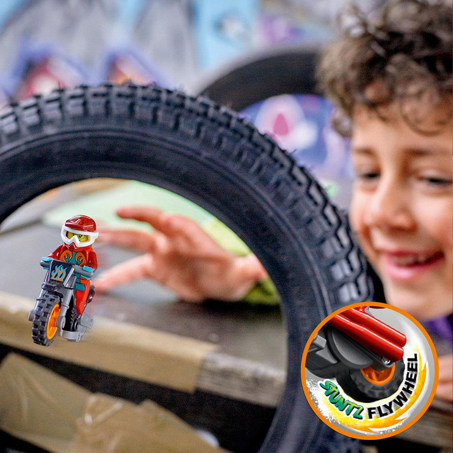 LEGO City Stuntz Fire Stunt Bike Show with 60311 – Retired & Sealed