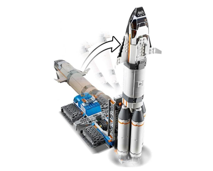 LEGO City Space Port Rocket Assembly & Transport 60229 – Retired & Sealed
