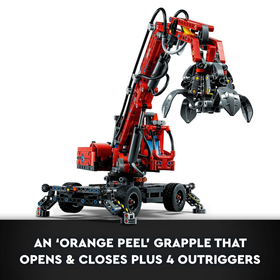 LEGO Technic Material Handler, Mechanical Model Crane 42144 – Retired & Sealed