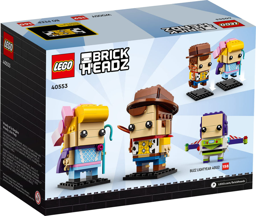 LEGO BrickHeadz Woody & Bo Peep 40553 – Retired & Sealed