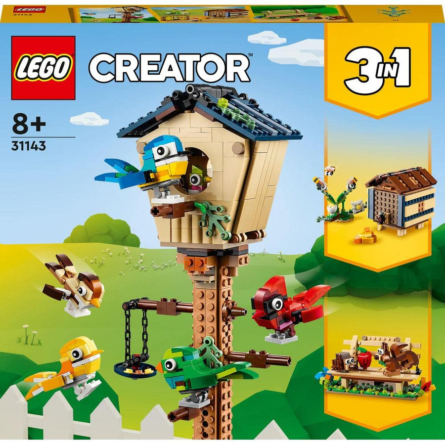 LEGO Creator 3 in 1 Birdhouse, Beehive or Hedgehog and 31143 – Retired & Sealed