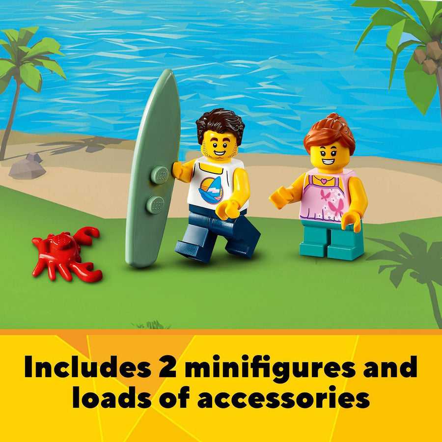 LEGO Creator 3 in 1 Surfer Beach House 31118 – Retired & Sealed