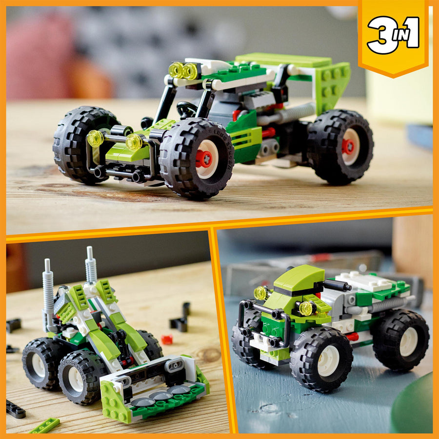 LEGO Creator 3in1 Off-road Buggy to Skid Loader Digger 31123 – Retired & Sealed