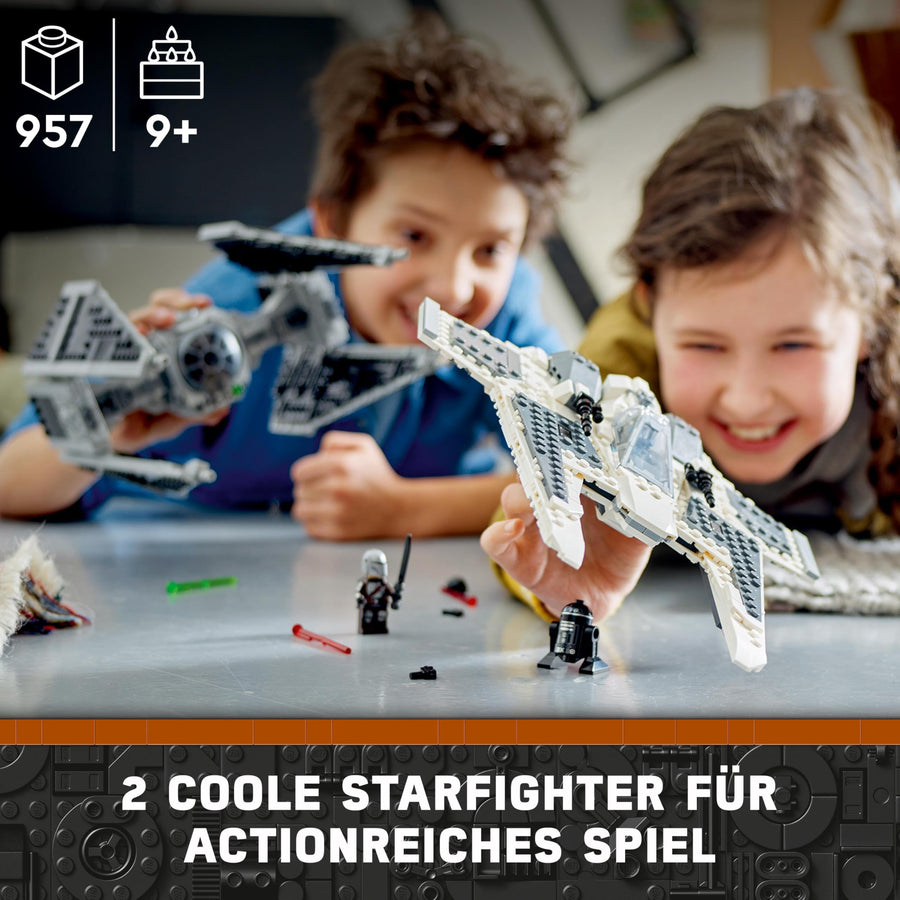 LEGO Star Wars Mandalorian Fang Fighter vs. TIE 75348 – Retired & Sealed