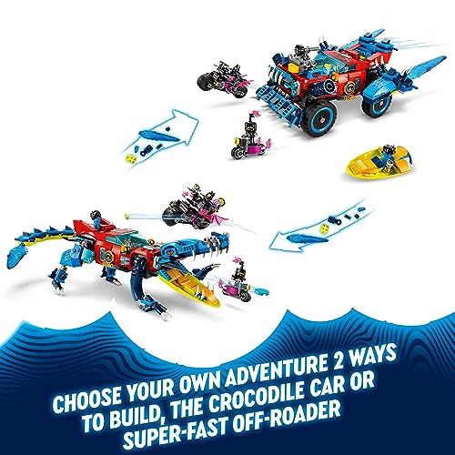 LEGO DREAMZzz Crocodile Car Toy 2in1 Set, Build a 71458 – Retired & Sealed