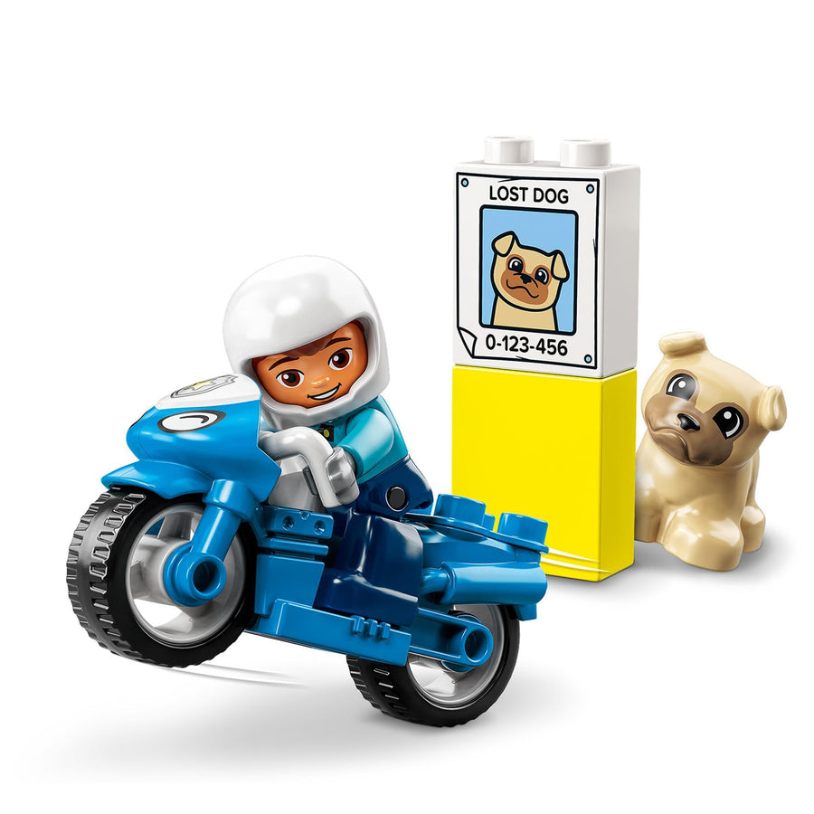 LEGO DUPLO Polizeimotorrad, Polizei 10967 – Retired & Sealed