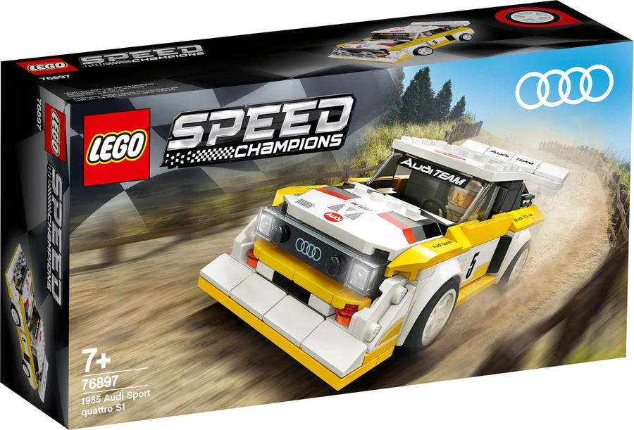 LEGO Speed Champions Audi Sport quattro S1 Racer Toy, 76897 – Retired & Sealed