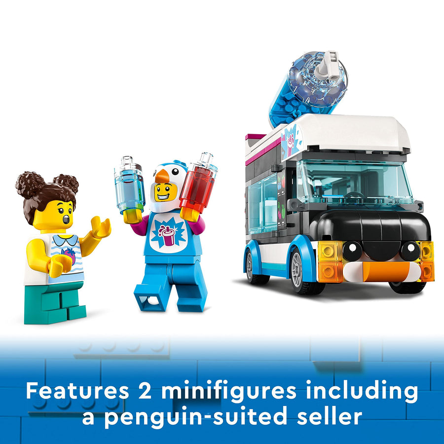 LEGO City Penguin Slushy Van, Truck Toy for 5 Plus 60384 – Retired & Sealed