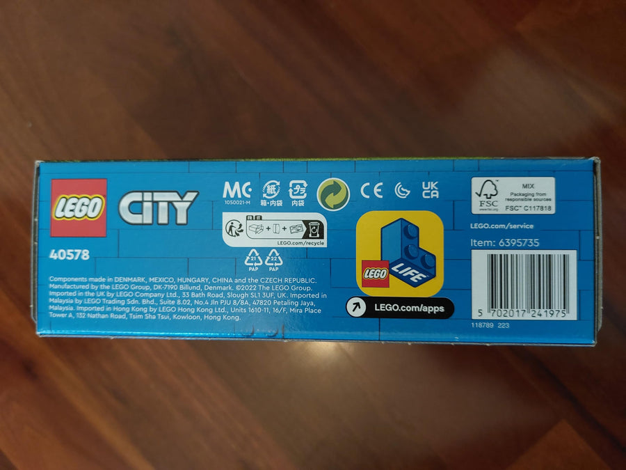 LEGO City Sandwich Tray 40578 – Retired & Sealed