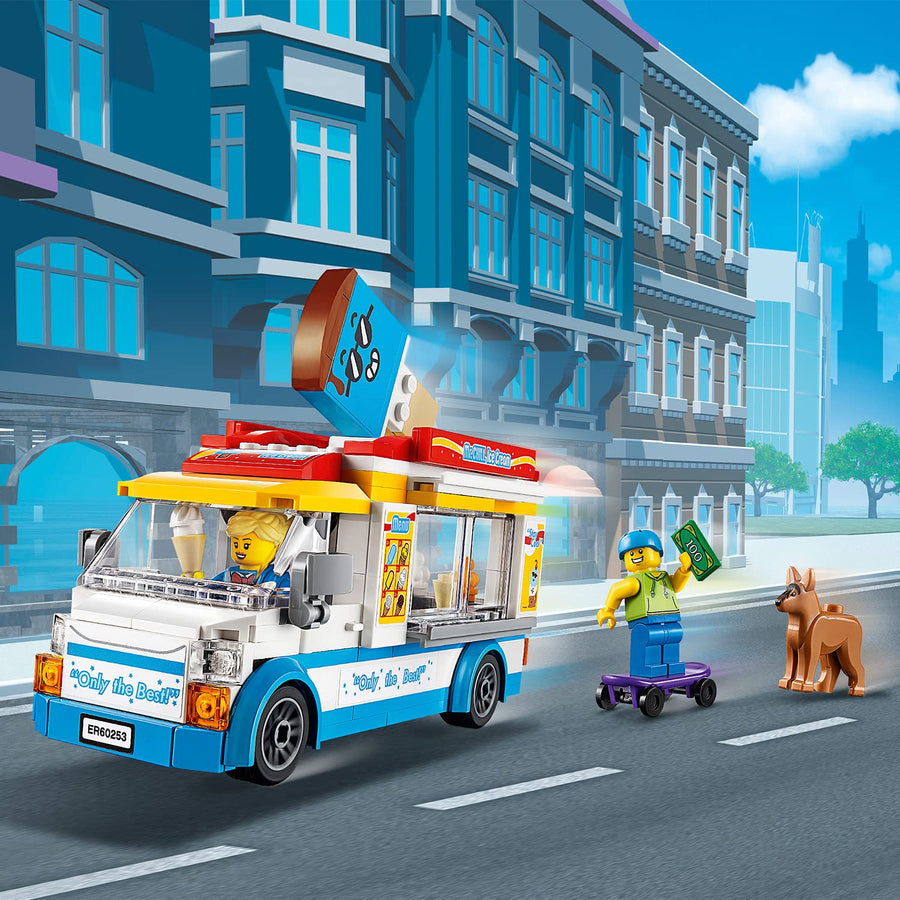 LEGO City Great Vehicles Ice Cream Van Truck Toy with 60253 – Retired & Sealed