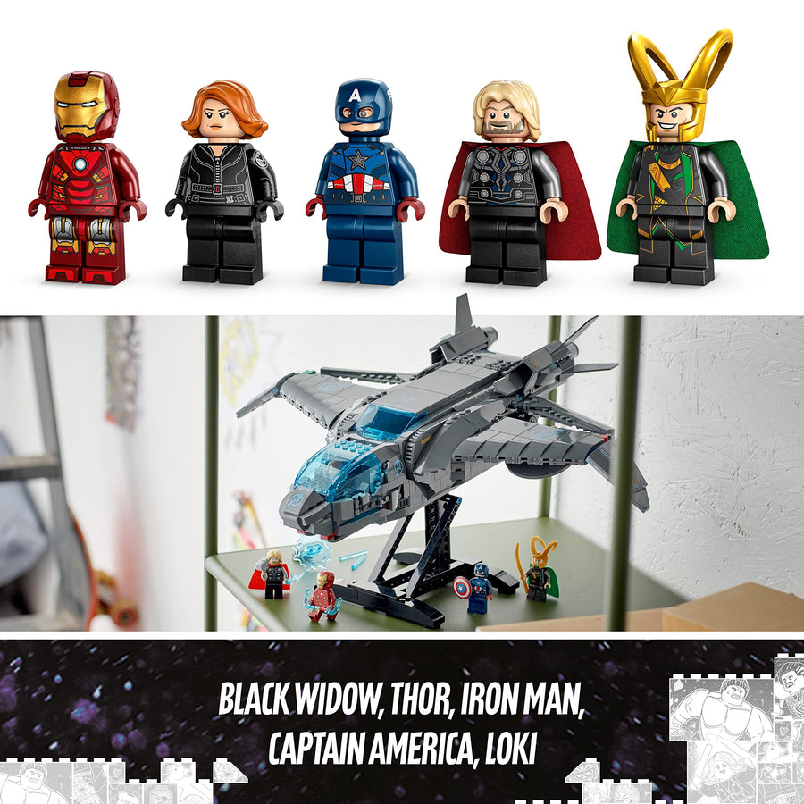 LEGO Marvel The Avengers Quinjet, Spaceship 76248 – Retired & Sealed