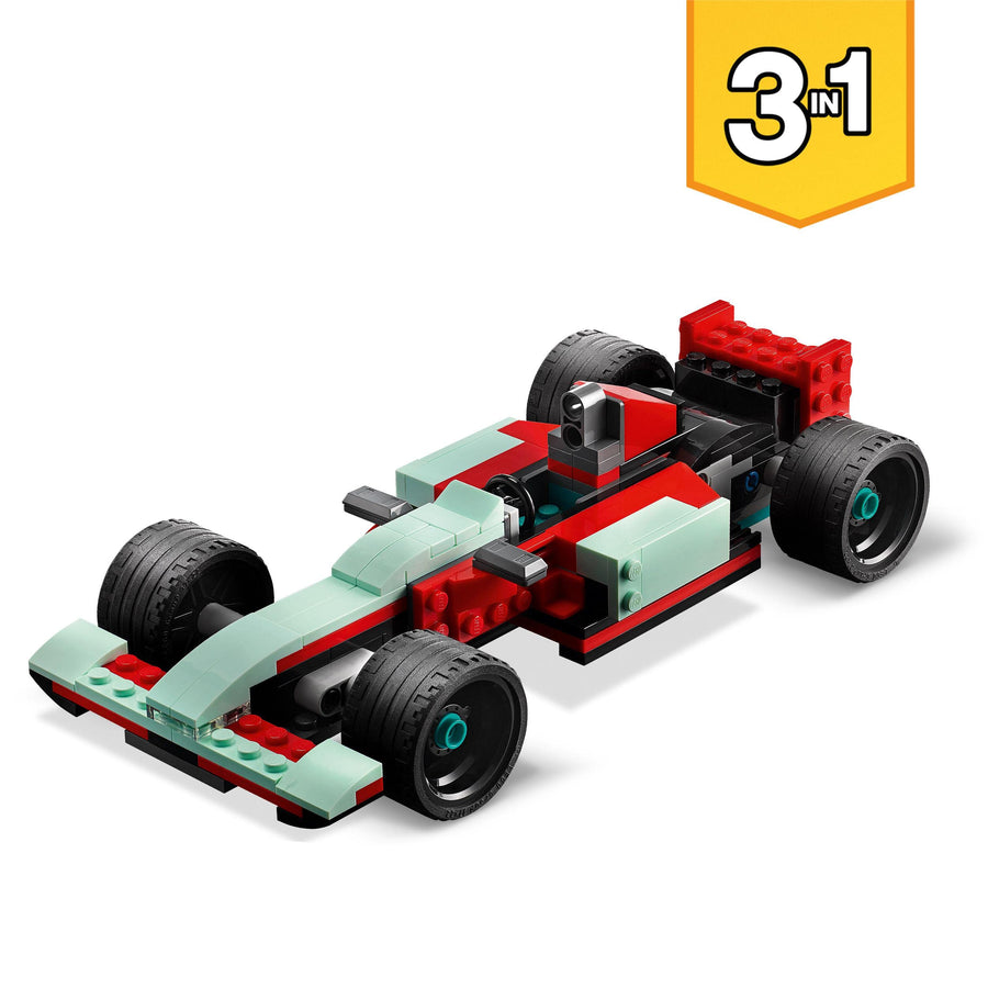 LEGO Creator 3in1 Street Racer: Race Car Toy to Muscle 31127 – Retired & Sealed
