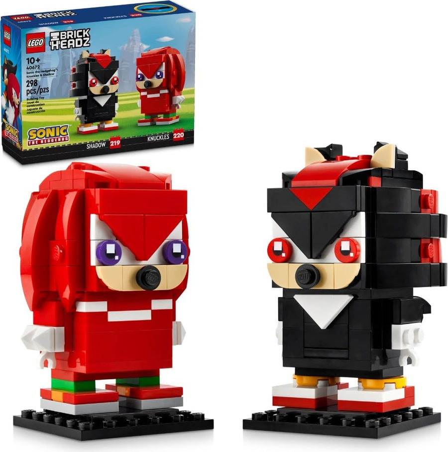 LEGO BrickHeadz Sonic the Hedgehog Knuckles and Shadow 40672 – Retired & Sealed