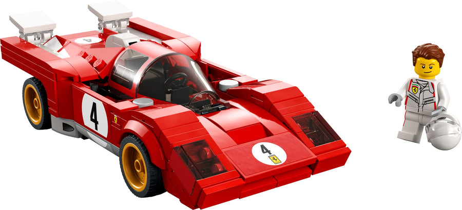 LEGO Speed Champions 1970 Ferrari 512 M Sports Red 76906 – Retired & Sealed
