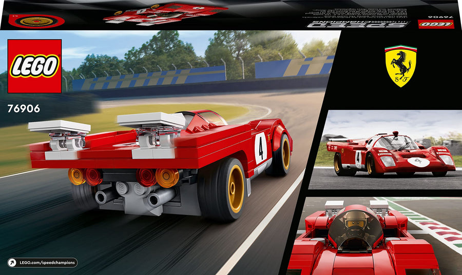 LEGO Speed Champions 1970 Ferrari 512 M Sports Red 76906 – Retired & Sealed