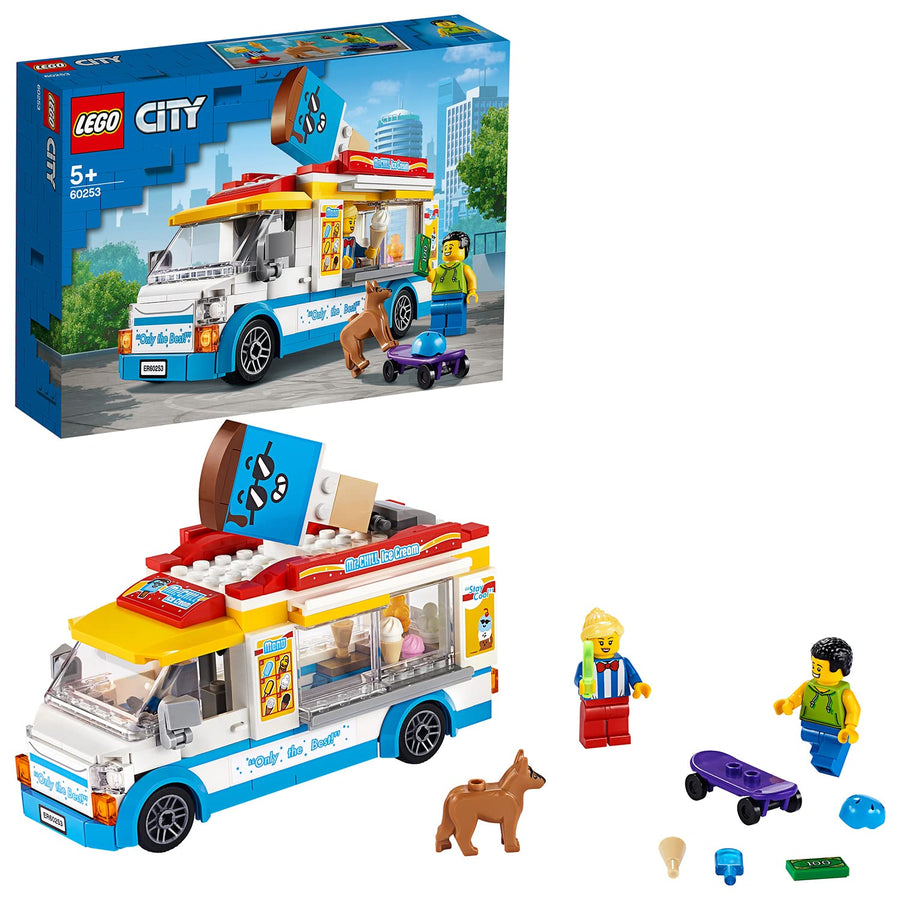 LEGO City Great Vehicles Ice Cream Van Truck Toy with 60253 – Retired & Sealed