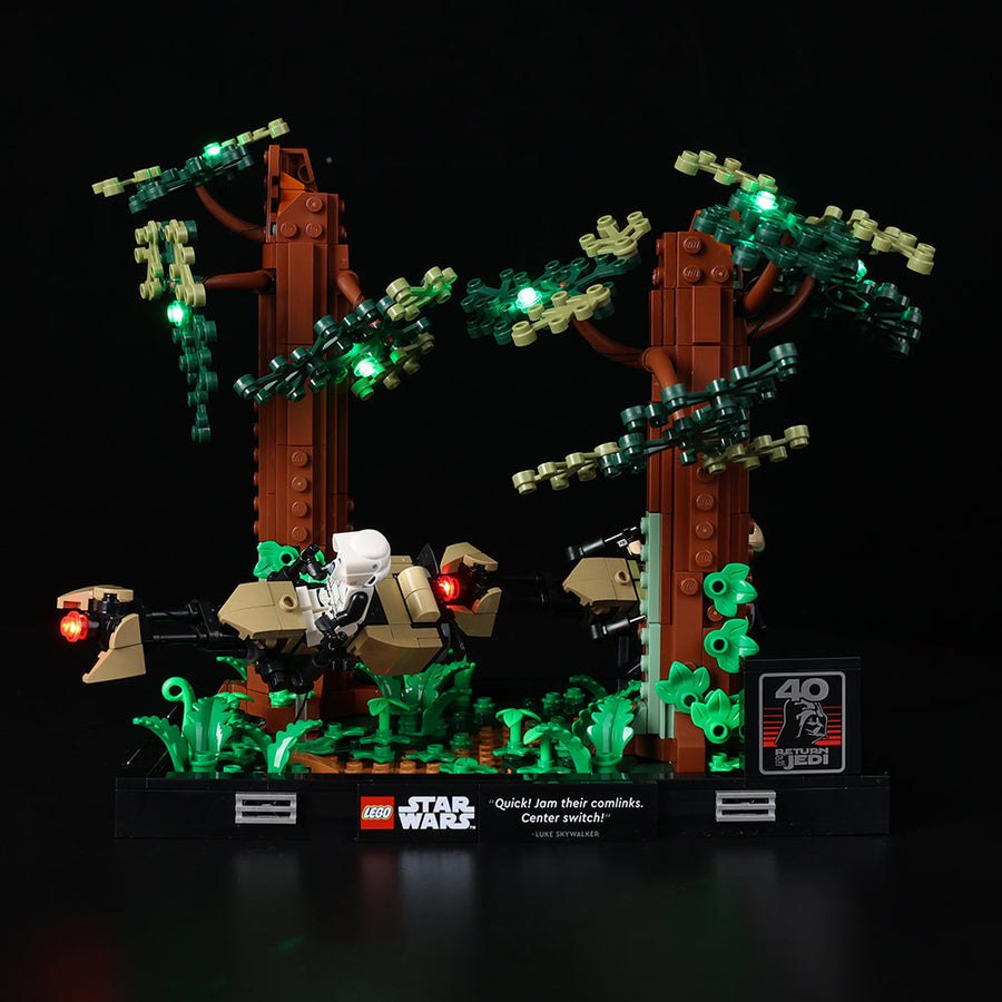 Lighting Kit for Endor Speeder Chase Diorama 75353