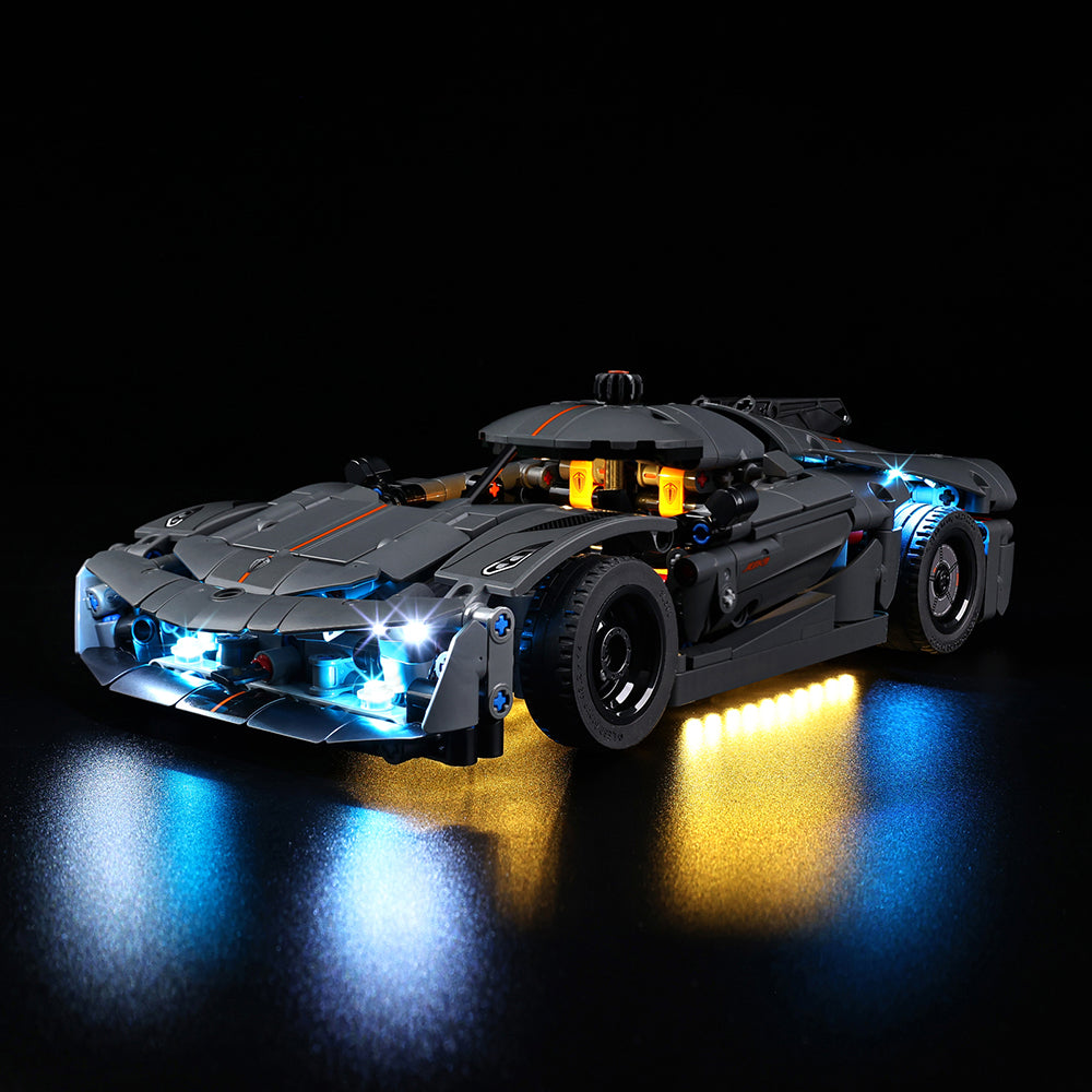 LEGO 42173 Lighting Kit for Koenigsegg Jesko Absolut Grey Hypercar 42173 sealed box front