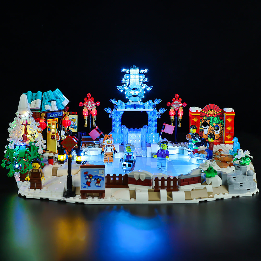 LEGO 80109 Lighting Kit for Lunar New Year Ice Festival 80109 sealed box front